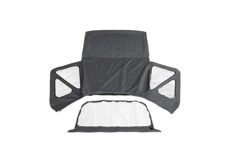 Rampage 1988-1994 Geo Tracker Soft Top OEM Replacement - Black Denim - Bull Strap