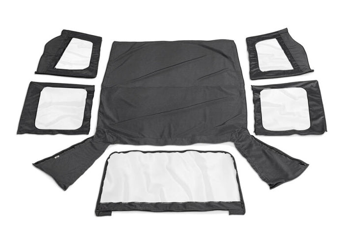 Rampage 1988-1995 Jeep Wrangler(YJ) OEM Replacement Top - Black Denim - Bull Strap