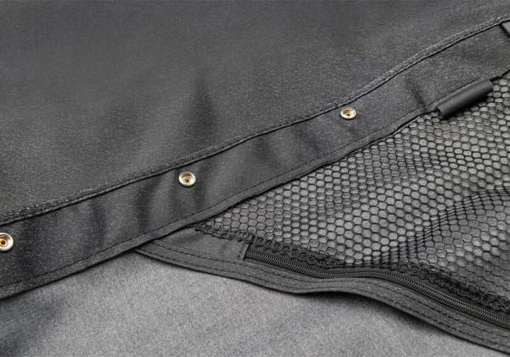 Rampage 1988-1995 Jeep Wrangler(YJ) OEM Replacement Top - Black Denim - Bull Strap