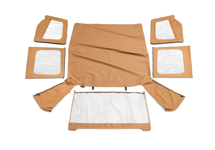 Rampage 1988-1995 Jeep Wrangler(YJ) OEM Replacement Top - Spice - Bull Strap