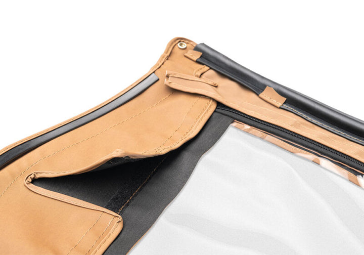 Rampage 1988-1995 Jeep Wrangler(YJ) OEM Replacement Top - Spice - Bull Strap
