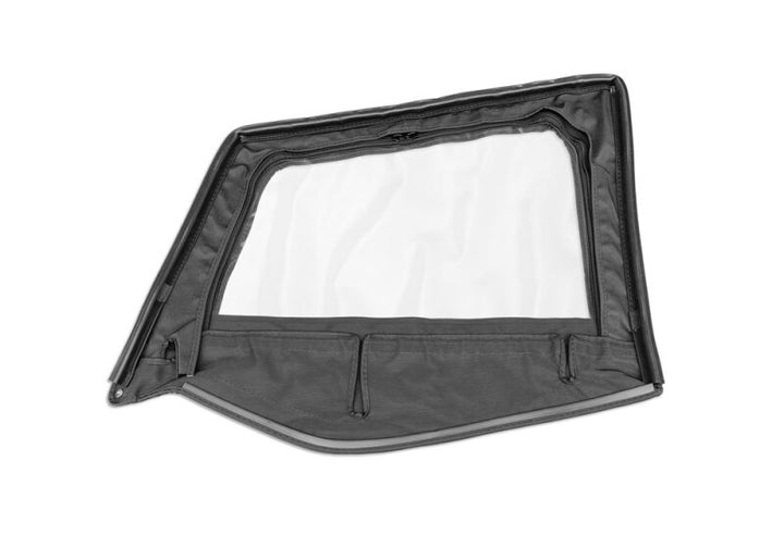 Rampage 1992-1995 Jeep Wrangler(YJ) Frameless Soft Top Kit - Black Diamond - Bull Strap