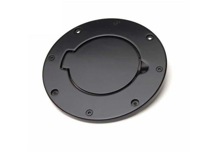 Rampage 1997-2006 Jeep Wrangler(TJ) Billet Style Gas Cover - Black - Bull Strap