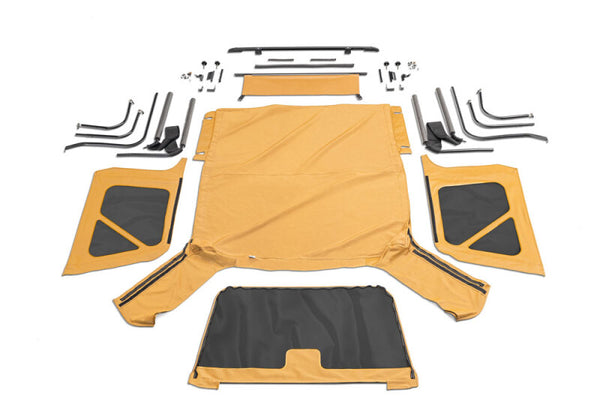 Rampage 1997-2006 Jeep Wrangler(TJ) Complete Top - Spice Denim - Bull Strap