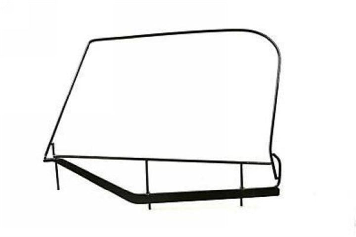 Rampage 1997-2006 Jeep Wrangler(TJ) Window Frame Only - Black - Bull Strap