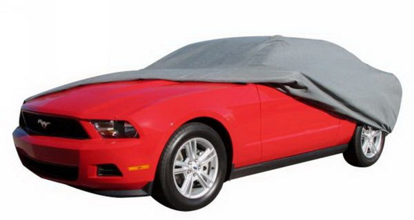 Rampage 1999-2019 Universal Easyfit Car Cover 4 Layer - Grey - Bull Strap