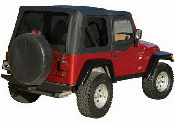 Rampage 1999-2019 Universal Tire Cover 30 Inch-32 Inch - Black - Bull Strap