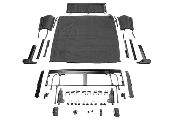 Rampage 20-22 Jeep Gladiator Trailview Fastback - Black Diamond - Bull Strap