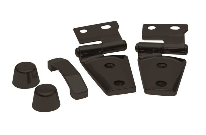 Rampage 2007-2018 Jeep Wrangler(JK) Hood Kit - Black - Bull Strap