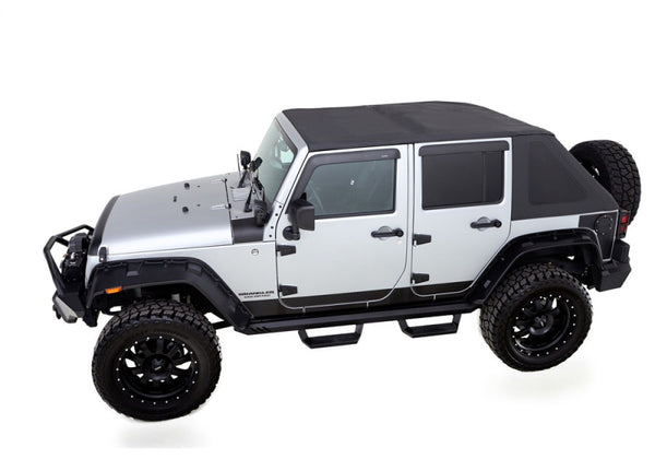 Rampage 2007-2018 Jeep Wrangler(JK) Unlimited Trailview Fastback - Black Diamond - Bull Strap