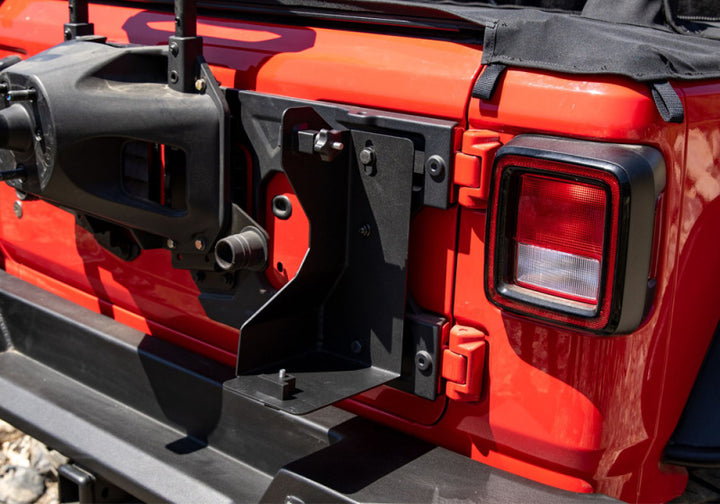 Rampage 2007-2019 Jeep Wrangler(JL) Offroad Jack Mount - Black - Bull Strap