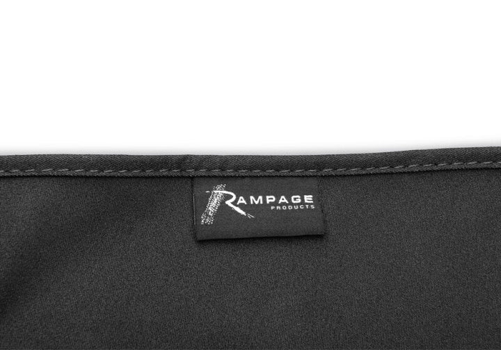 Rampage 2018-2019 Jeep Wrangler(JL) Unlimited Sport 4-Door Wind Breaker - Black - Bull Strap