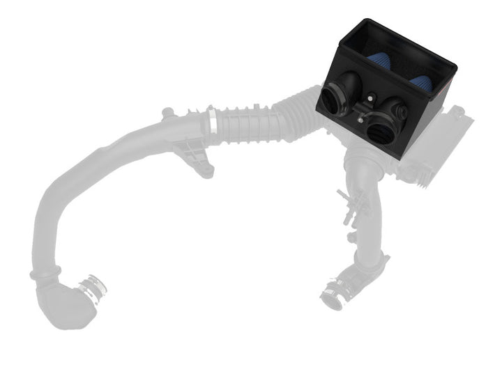 aFe Rapid Induction Cold Air Intake System w/Pro 5R Filter 19-20 Ford Edge V6 2.7L (tt) - Bull Strap