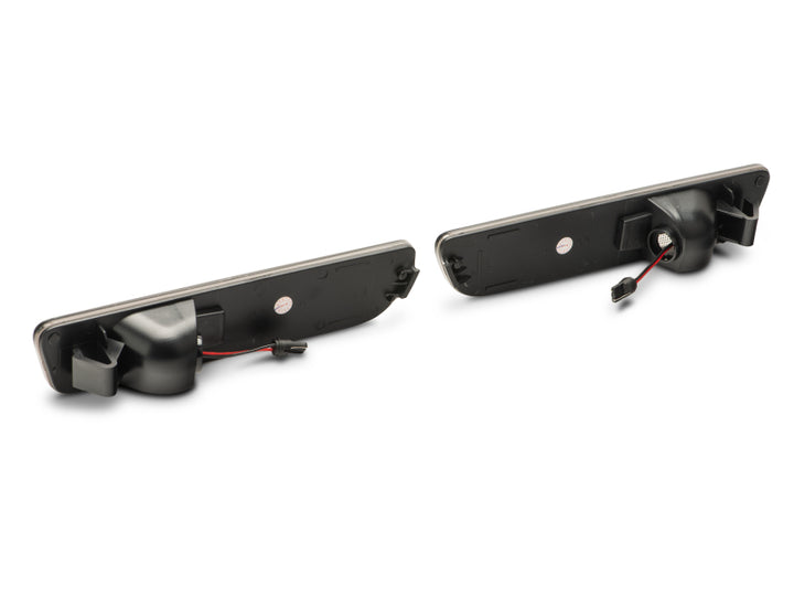 Raxiom 05-09 Ford Mustang Axial Series LED Side Markers (Smoked) - Bull Strap