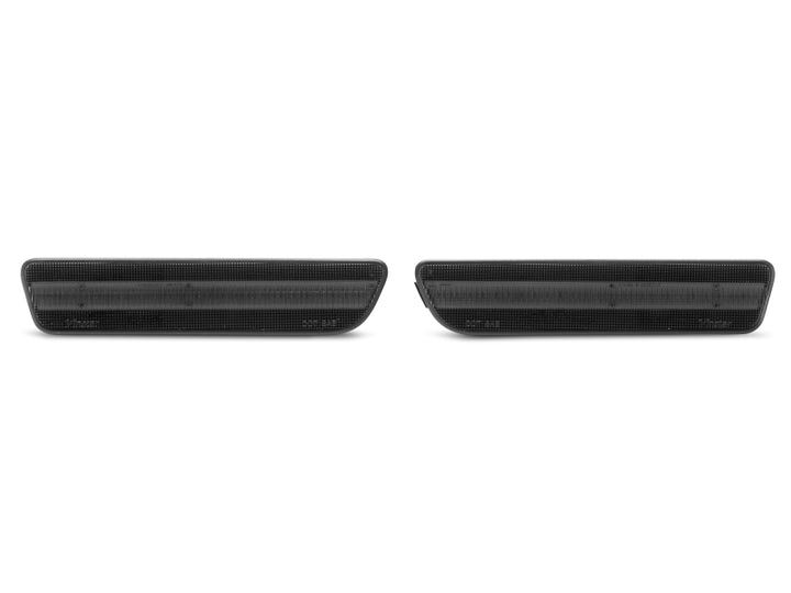 Raxiom 05-09 Ford Mustang Axial Series LED Side Markers (Smoked) - Bull Strap