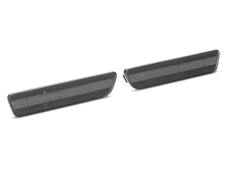 Raxiom 05-09 Ford Mustang Axial Series LED Side Markers (Smoked) - Bull Strap