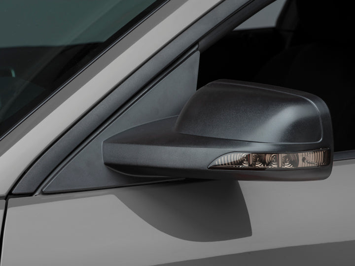 Raxiom 05-09 Ford Mustang Directional Sideview Mirrors - Bull Strap