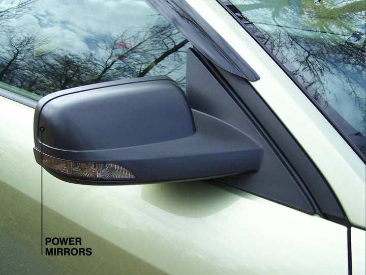 Raxiom 05-09 Ford Mustang Directional Sideview Mirrors - Bull Strap
