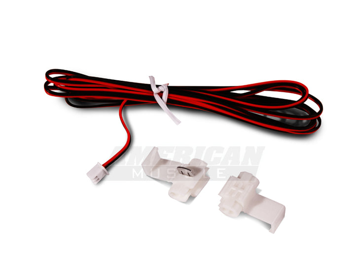 Raxiom 05-09 Ford Mustang Directional Sideview Mirrors - Bull Strap