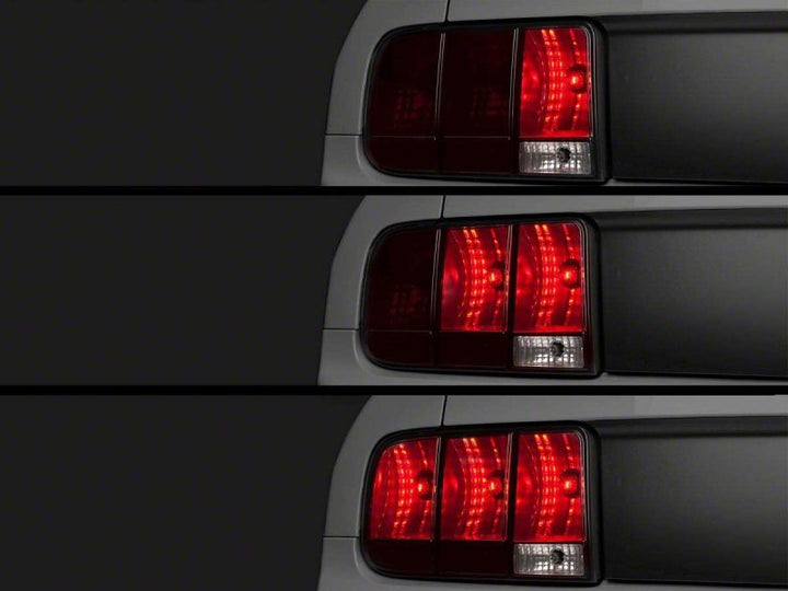 Raxiom 05-09 Ford Mustang Sequential Tail Light Kit (Plug-and-Play) - Bull Strap