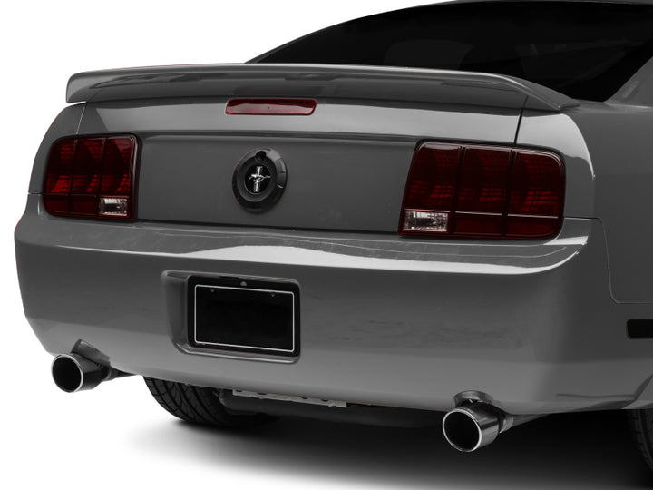 Raxiom 05-09 Ford Mustang Tail Lights- Black Housing (Smoked Lens) - Bull Strap
