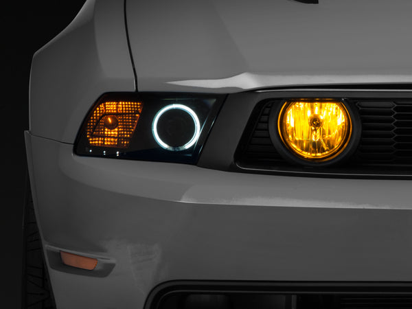 Raxiom 05-12 Ford Mustang GT Fog Lights Yellow - Bull Strap