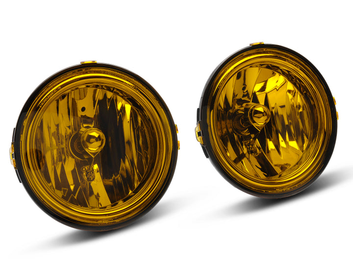 Raxiom 05-12 Ford Mustang GT Fog Lights Yellow - Bull Strap