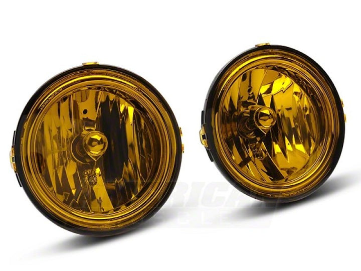 Raxiom 05-12 Ford Mustang GT Fog Lights Yellow - Bull Strap