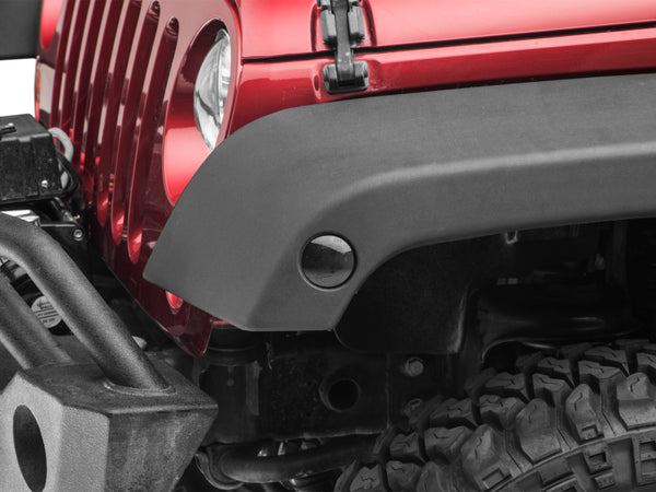 Raxiom 07-18 Jeep Wrangler JK Axial Series LED Side Marker Lights (Smoked) - Bull Strap