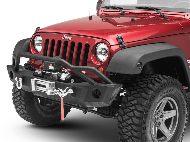 Raxiom 07-18 Jeep Wrangler JK Axial Series LED Side Marker Lights (Smoked) - Bull Strap