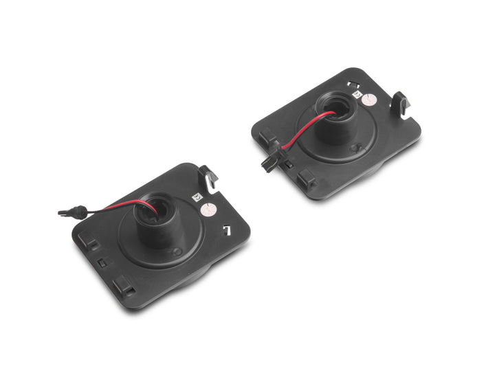 Raxiom 07-18 Jeep Wrangler JK Axial Series LED Side Marker Lights (Smoked) - Bull Strap