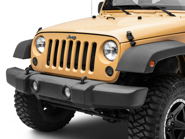 Raxiom 07-18 Jeep Wrangler JK Axial Series LED Turn Signals w/ Halo (Smoked) - Bull Strap