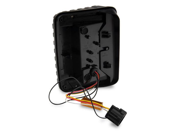 Raxiom 07-18 Jeep Wrangler JK LED Tail Lights- Black Housing (Smoked Lens) - Bull Strap