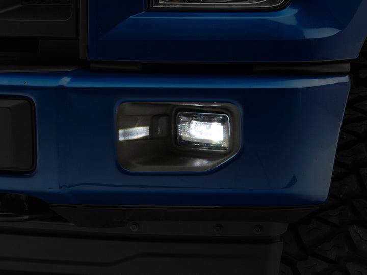 Raxiom 15-20 Ford F-150 Excluding Raptor Axial Series LED Fog Lights - Bull Strap