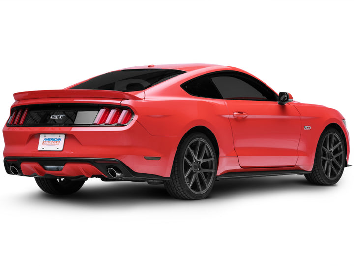 Raxiom 15-22 Ford Mustang Axial Series LED Side Marker Lights Rear (Smoked) - Bull Strap
