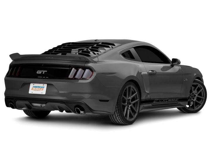 Raxiom 15-22 Ford Mustang Axial Series LED Side Marker Lights Rear (Smoked) - Bull Strap