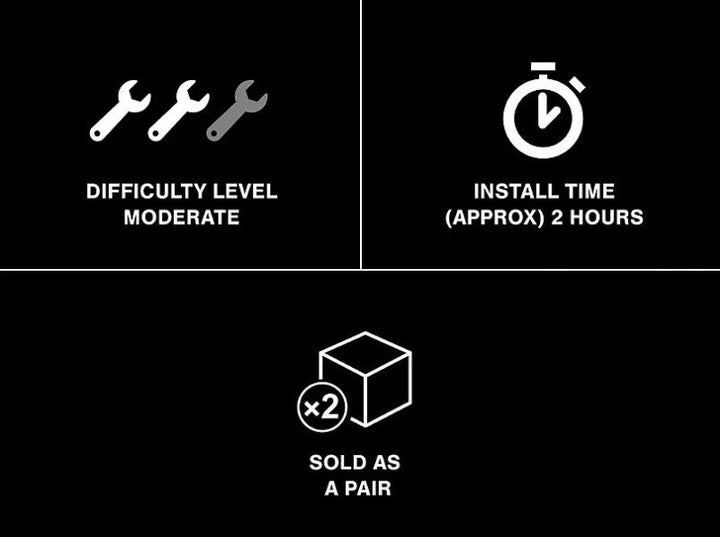 Raxiom 18-22 Jeep Wrangler JL/JT Axial Series LED Headlights- Black Housing (Clear Lens) - Bull Strap