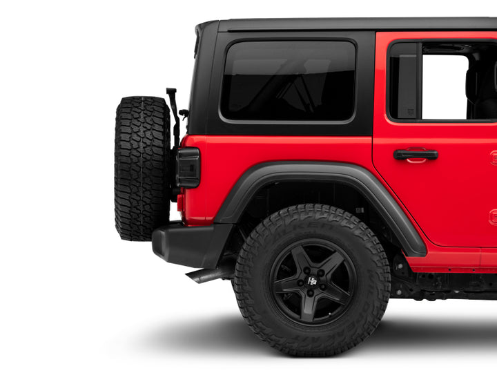 Raxiom 18-22 Jeep Wrangler JL LED Tail Lights- Black Housing (Smoked Lens) - Bull Strap