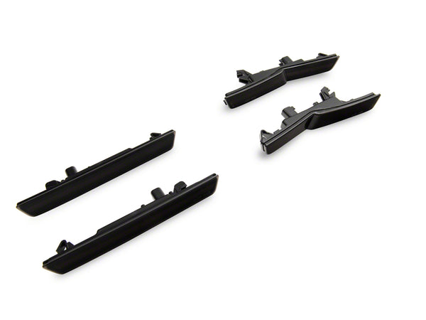 Raxiom 18-23 Dodge Challenger Widebody Axial Series LED Side Marker Lights Front and Rear- Smoked - Bull Strap