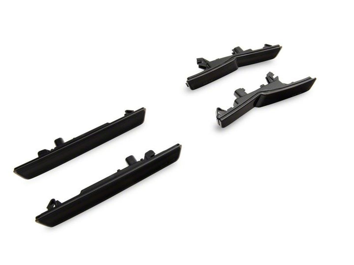 Raxiom 18-23 Dodge Challenger Widebody Axial Series LED Side Marker Lights Front and Rear- Smoked - Bull Strap