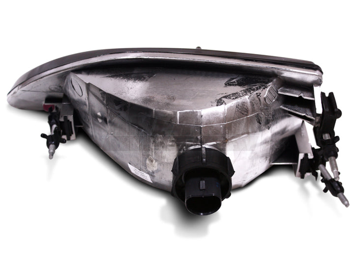 Raxiom 94-98 Mustang Axial Series Cobra Style Headlights- Black Housing (Clear Lens) - Bull Strap