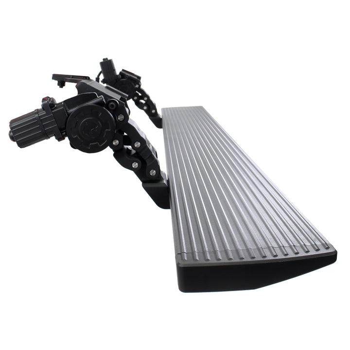 RealTruck 22-24 Toyota Tundra Crew Cab VoltStep Electric Running Board Kit - Tex. Blk - Bull Strap