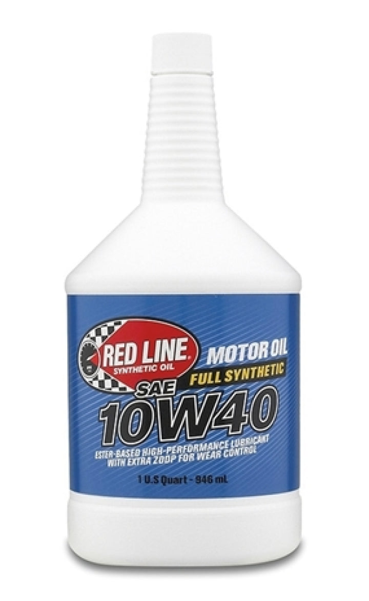 Red Line 10W40 Motor Oil - Quart - Bull Strap