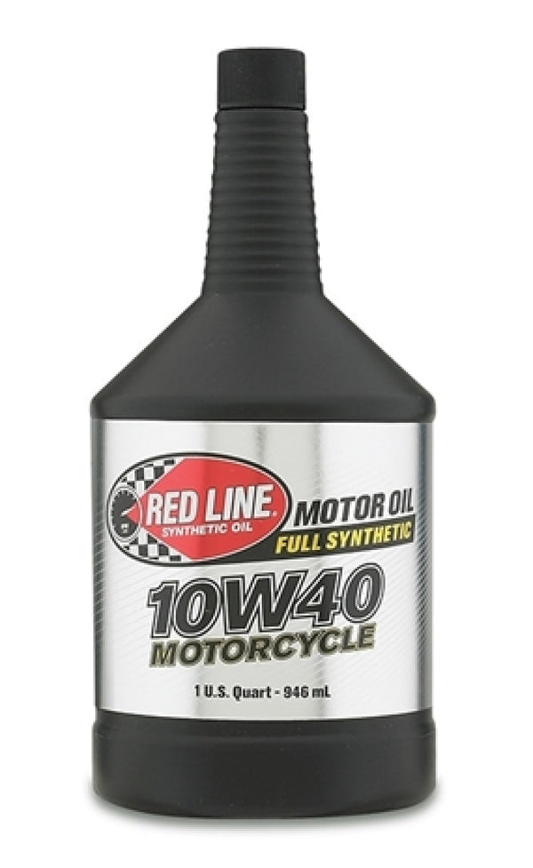 Red Line 10W40 Motorcycle Oil - Quart - Bull Strap