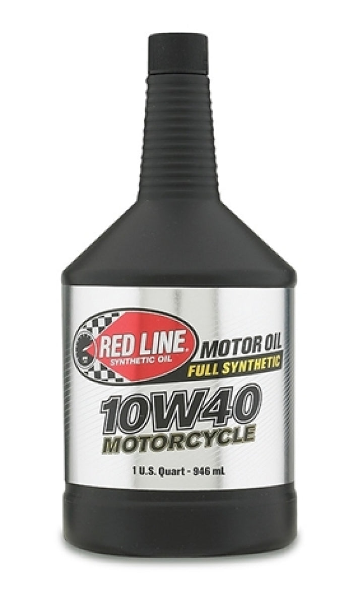 Red Line 10W40 Motorcycle Oil - Quart - Bull Strap