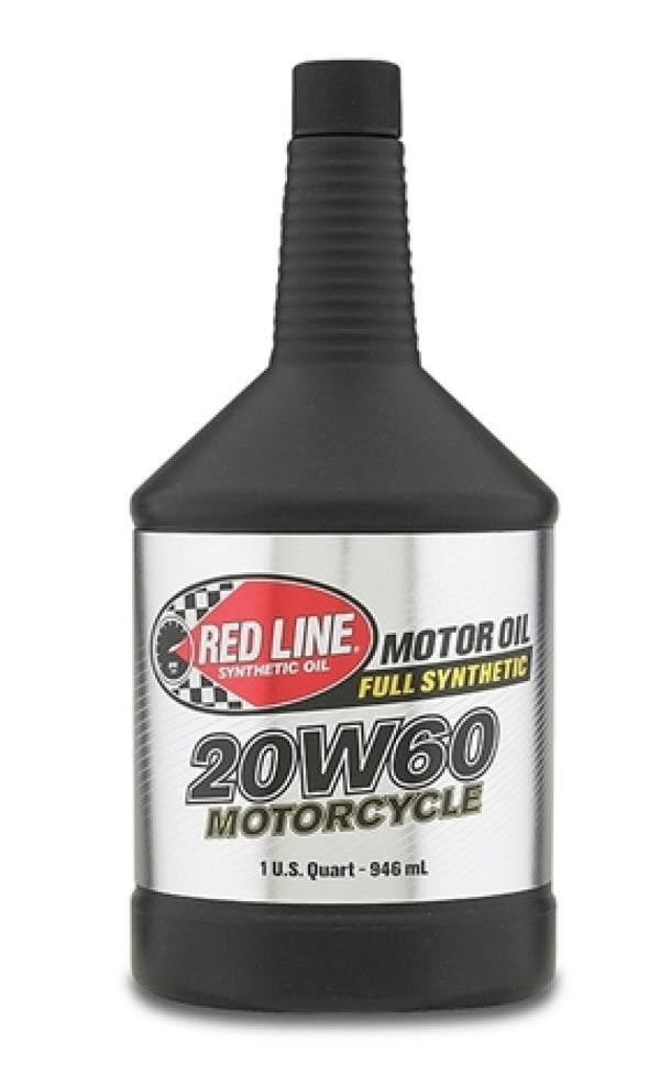 Red Line 20W60 Motorcycle Oil - Quart - Bull Strap
