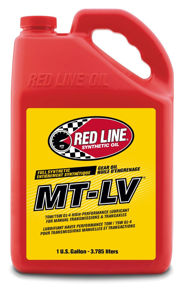 Red Line MTLV 70W75 GL-4 Gear Oil - Gallon - Bull Strap