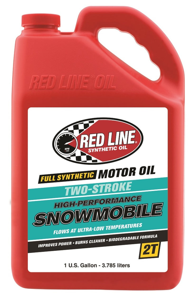 Red Line Two-Cycle Snowmobile Oil - Gallon - Bull Strap