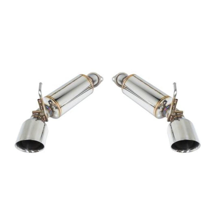 Remark 09-19 Nissan 370z Axle Back Exhaust w/Stainless Double Wall Tip - Bull Strap