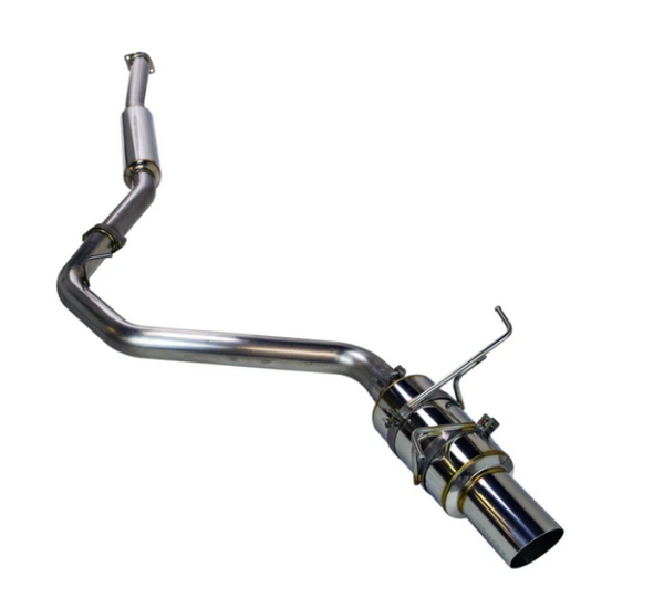 Remark 15-21 Subaru WRX/STI (VA) R1 Spec Single-Exit Stainless Catback Exhaust (Resonated) - Bull Strap